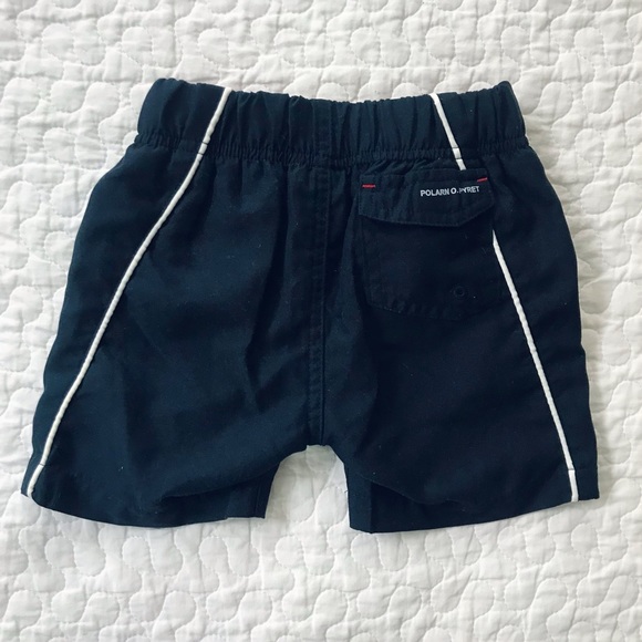 Polarn O. Pyret Boys Navy Swim Trunks - Picture 2 of 3